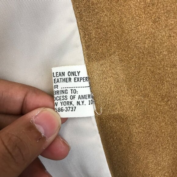 Vintage Dawn Fashions Suede Leather Fringe Jacket 60’s Hippy Size M - Picture 8 of 15